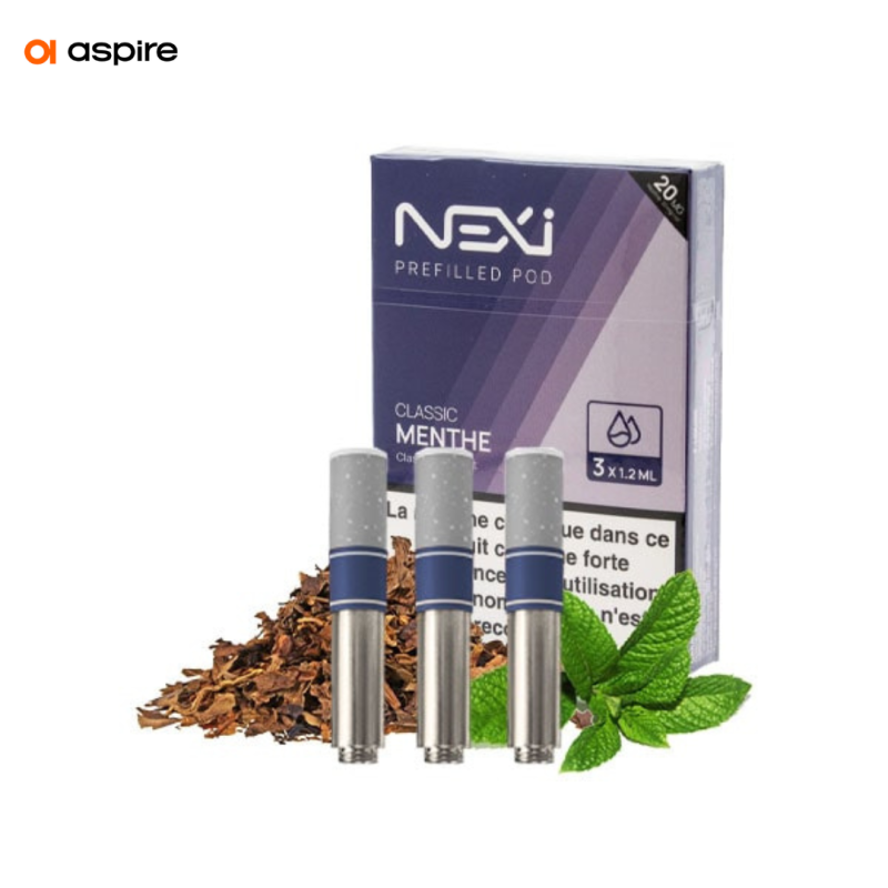Cartouches Nexi One Classic Menthe (3pcs) (20mg) - Aspire