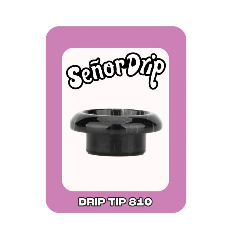 Drip Tip 810 Paint (Black) - Señor Drip Tip