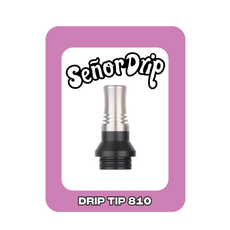 Drip Tip 810 Airflow (Clear) - Señor Drip Tip