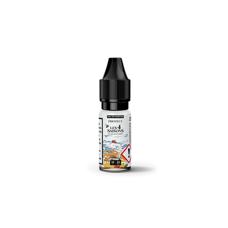 Brassé Abricot Pêche Salt 10ml Automne (Nicotine:20 mg/ml) - Protect