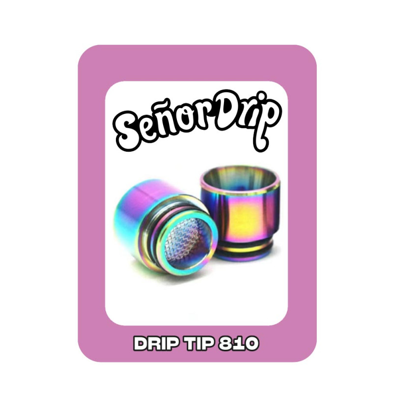 Drip Tip 810 Antifuite 2 (Silver) - Señor Drip Tip