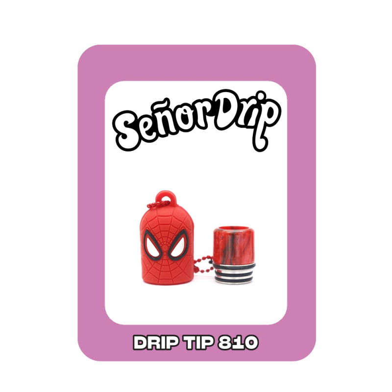 Drip Tip 810 Heroes (Red Spiderman) - Señor Drip Tip