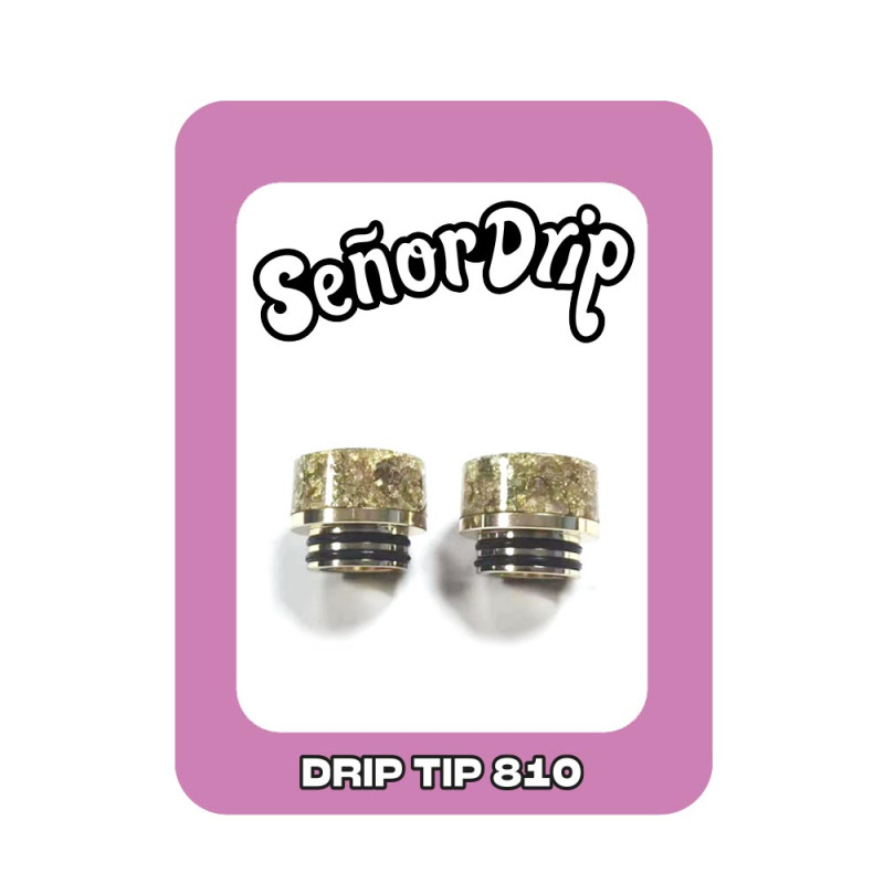 Drip Tip 810 Premium (Gold) - Señor Drip Tip