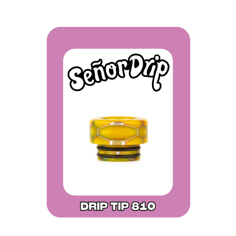 Drip Tip 810 Snake (Red) - Señor Drip Tip