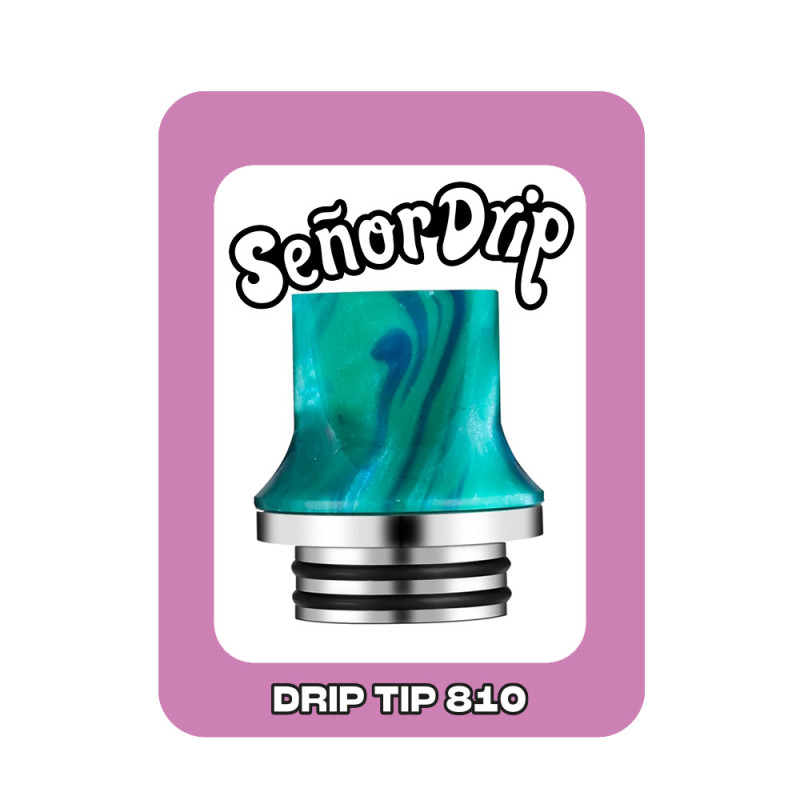 Drip Tip 810 Flat (Gray) - Señor Drip Tip