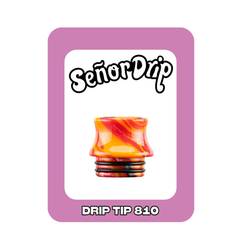 Drip Tip 810 Trumpet (Black) - Señor Drip Tip