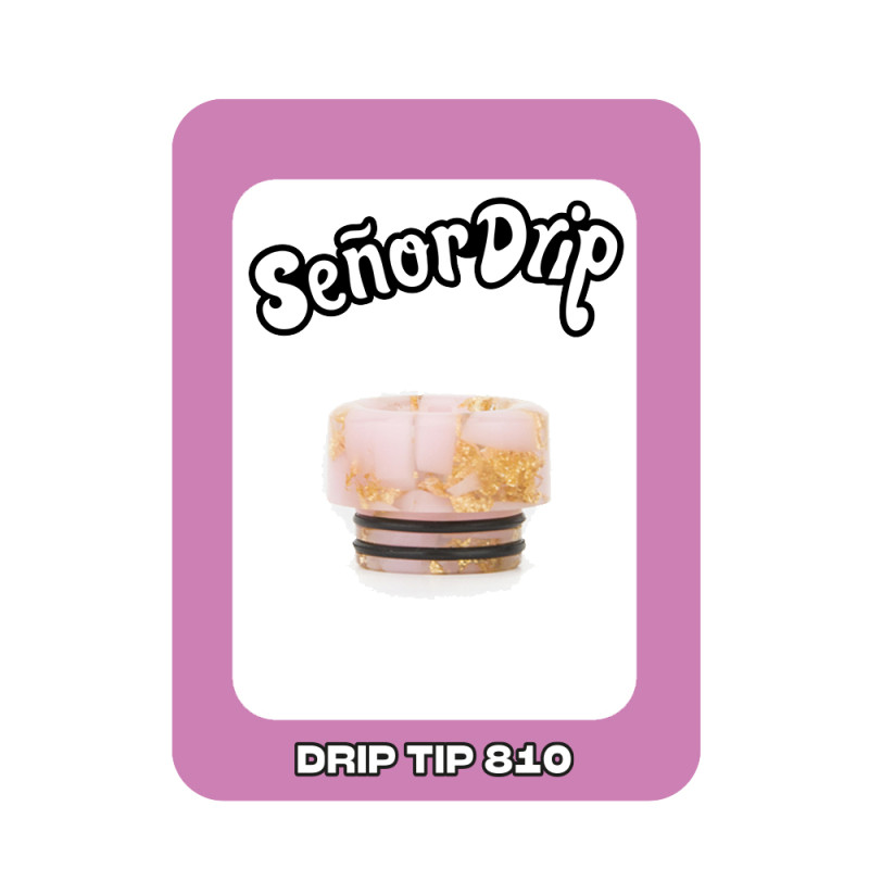 Drip Tip 810 Sky (Red) - Señor Drip Tip