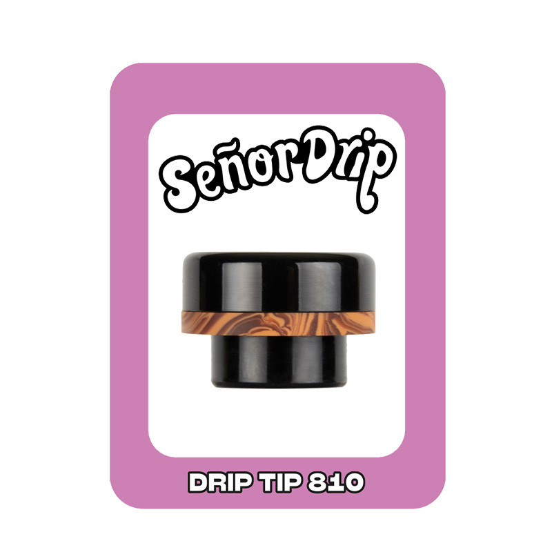 Drip Tip 810 Wood (Green) - Señor Drip Tip