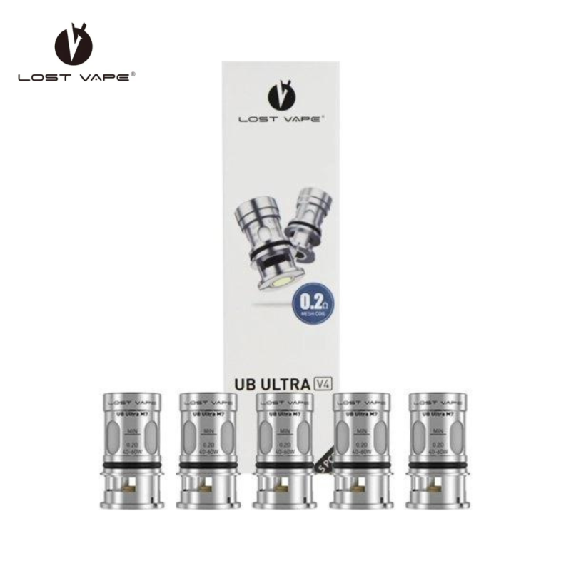 Résistances UB Ultra V4 M8-M7-M6 Coil V4 (5pcs) (M6 - 0.3ohm) - Lost Vape