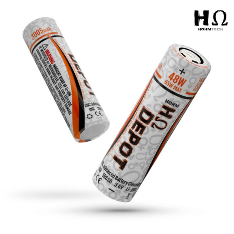 Accu 18650 3005mAh Hohm Depot (3005mAh) - Hohm Tech