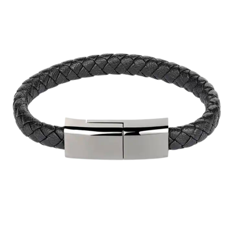 Bracelet USB vers Type C (Noir)
