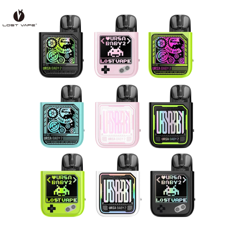 Kit Ursa Baby 2 900mAh (Joy Green x Pixel Role) - Lost Vape
