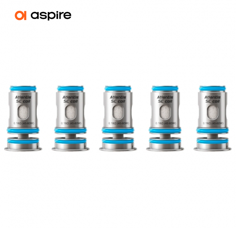 Résistances Atlantis SE (5pcs) (0.18ohm) - Aspire