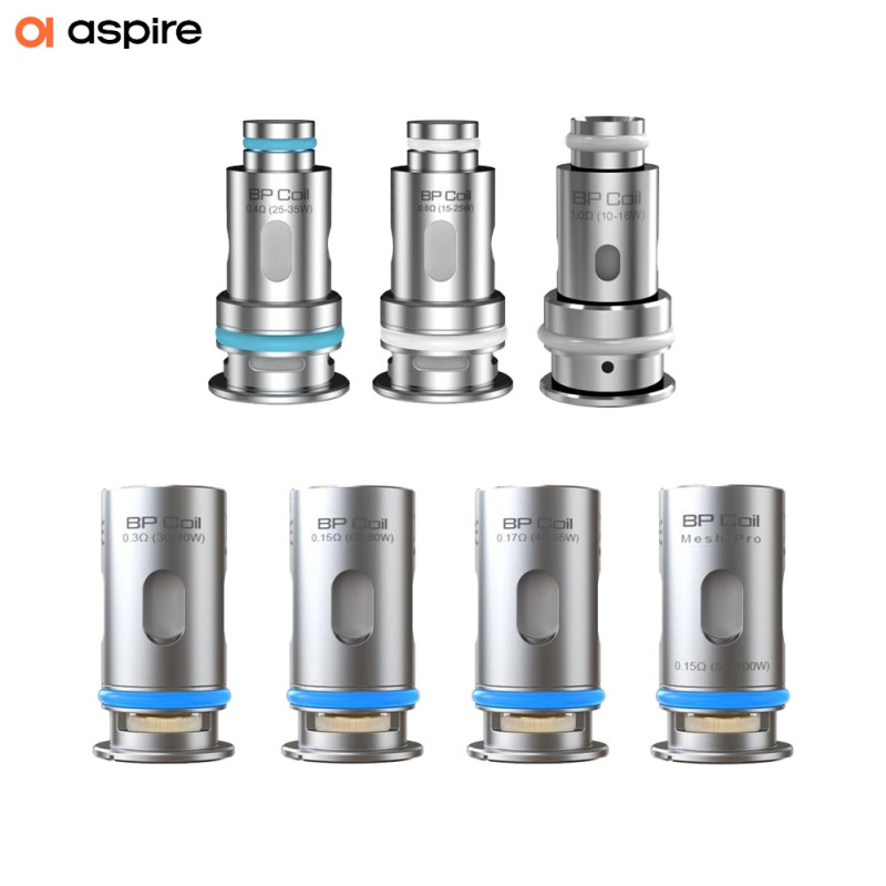 Résistances BP Mesh (5pcs) (0.15ohm) - Aspire