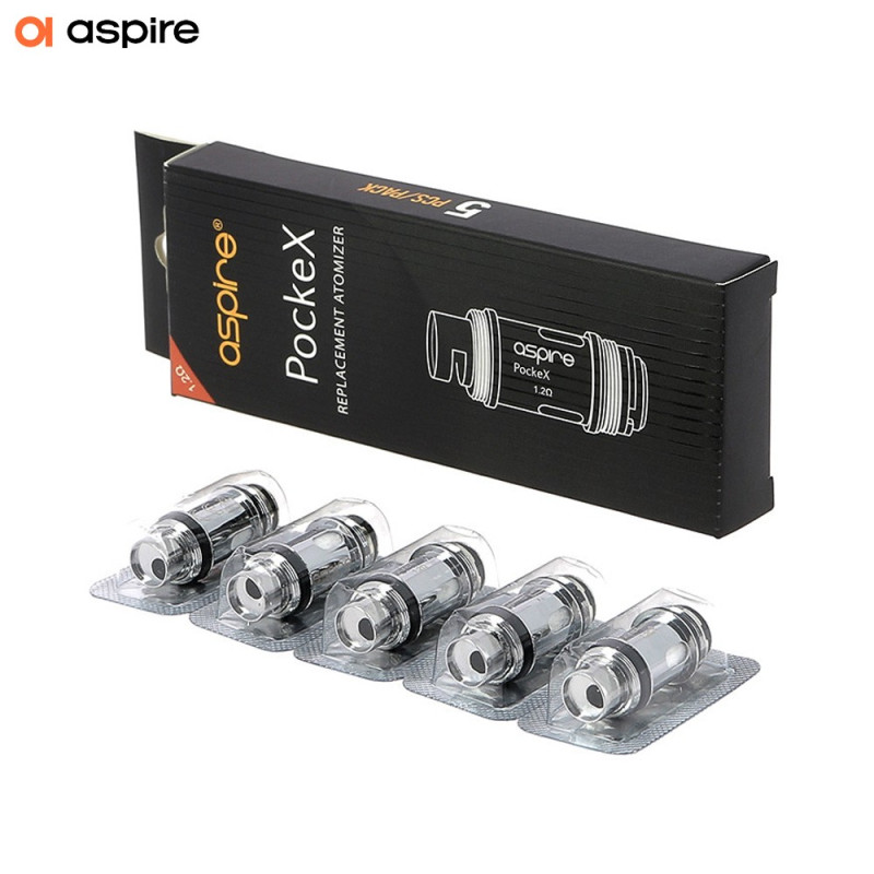 Résistances PockeX (5pcs) (1.2ohm) - Aspire