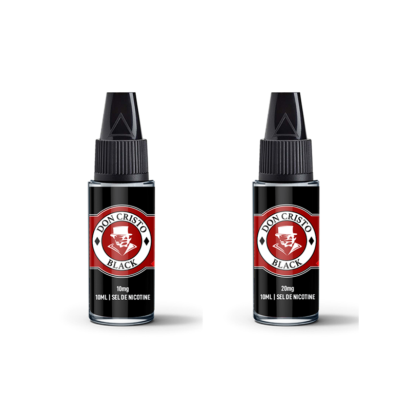 Don Cristo Black Sel de Nicotine 10ml (Nicotine:10 mg/ml) - PGVG Labs