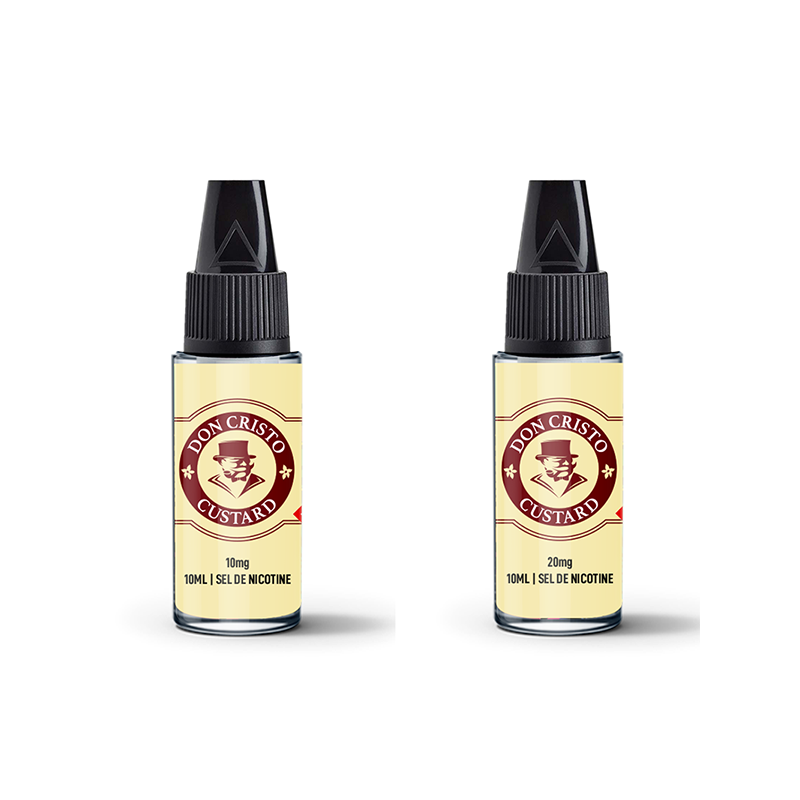 Don Cristo Custard Sel de Nicotine 10ml (Nicotine:10 mg/ml) - PGVG Labs