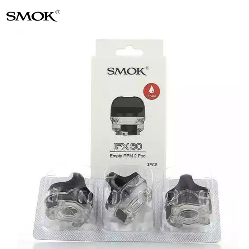 Cartouches sans résistance IPX 80 RPM 2 5.5ml (3pcs) (Black) - Smok