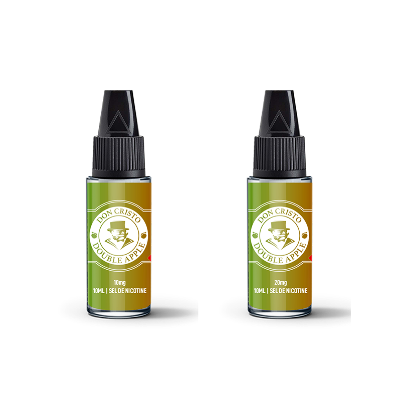 Don Cristo Double Apple Sel de Nicotine 10ml (Nicotine:10 mg/ml) - PGVG Labs
