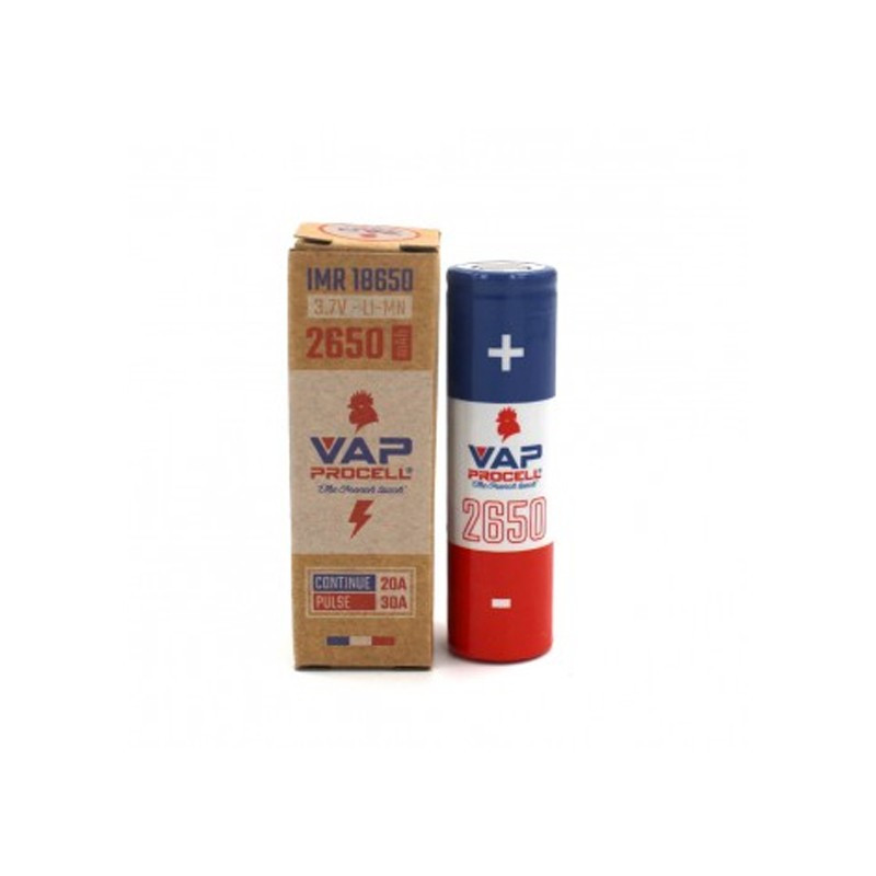 Accu IMR 18650 Power 2650mAh (2650mAh) - Vap Procell
