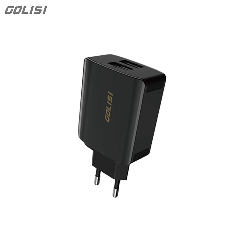 Prise USB 2 ports GL-B01 (Noir) - Golisi