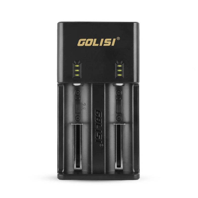 Chargeur d'accus O2 (Noir) - Golisi