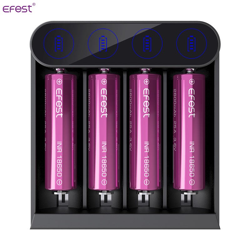 Chargeur d'accus Slim K4 (Noir) - Efest