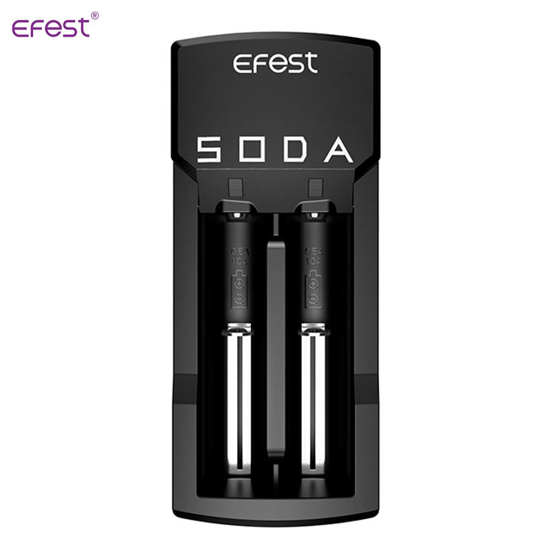 Chargeur d'accus Soda Dual (Noir) - Efest