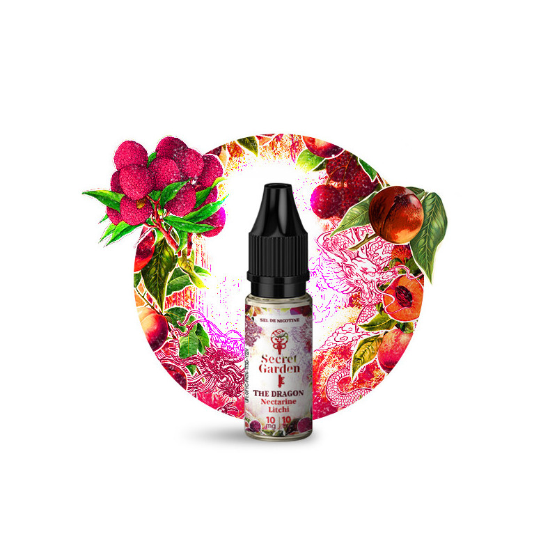 The Dragon Salt 10ml Secret Garden (Nicotine:20 mg/ml) - Secrets Lab