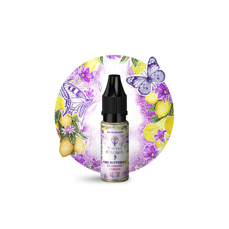 The Butterfly Salt 10ml Secret Garden (Nicotine:20 mg/ml) - Secrets Lab