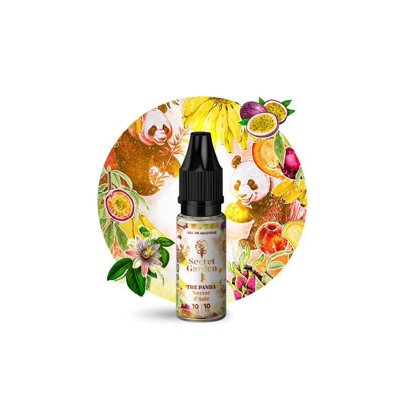 The Panda Salt 10ml Secret Garden (Nicotine:10 mg/ml) - Secrets Lab