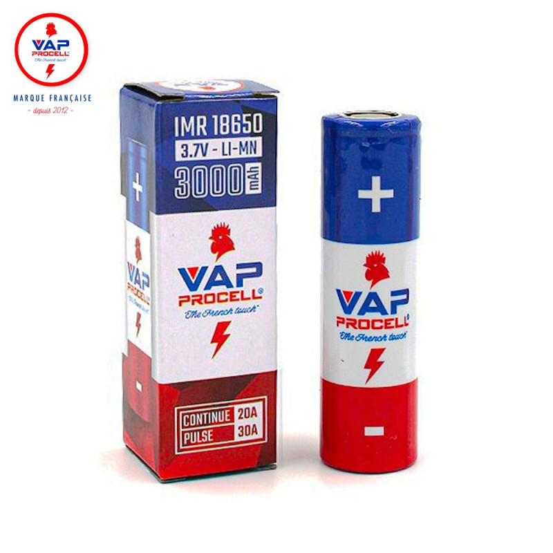 Accu IMR 18650 3000mAh Vap Procell (3000mAh) - Accu IMR 18650 3000mAh Vap Procell