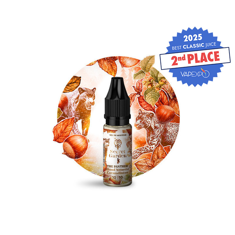 The Panther Salt 10ml Secret Garden (Nicotine:10 mg/ml) - Secrets Lab