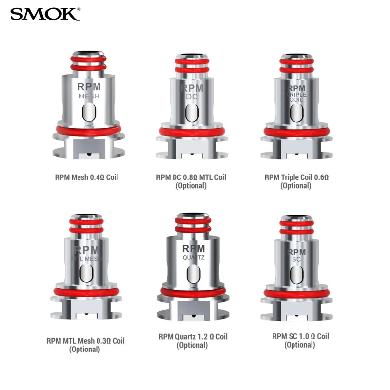 Résistances RPM (5pcs) (Triple 0.6ohm) - Smok