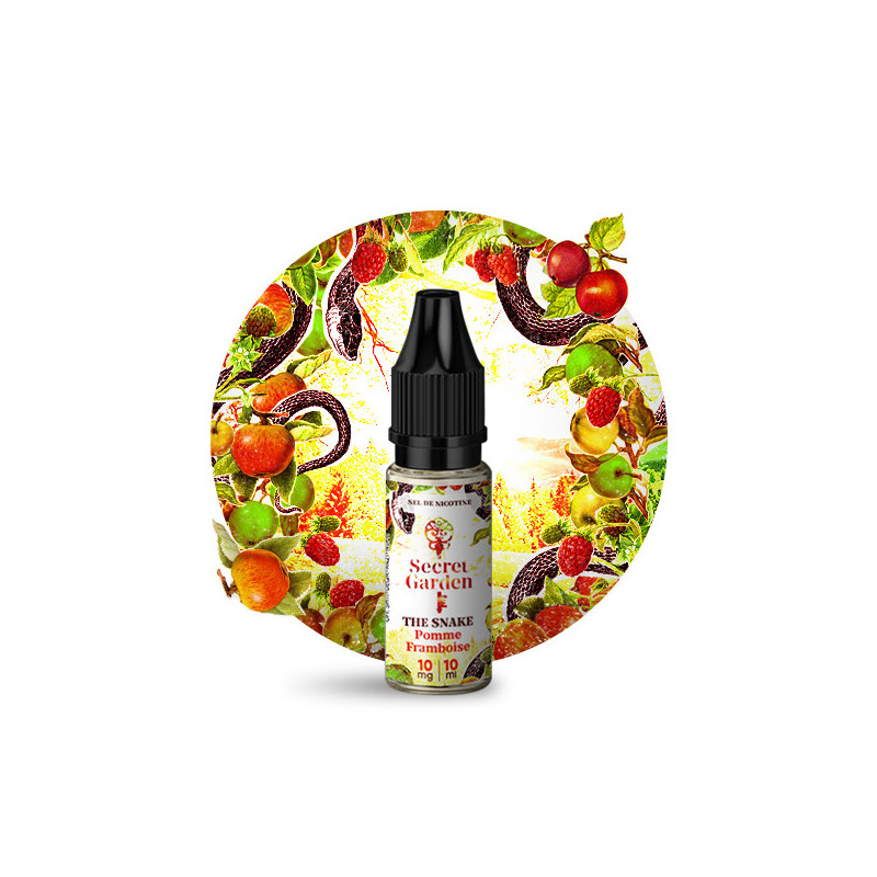 The Snake Salt 10ml Secret Garden (Nicotine:10 mg/ml) - Secrets Lab