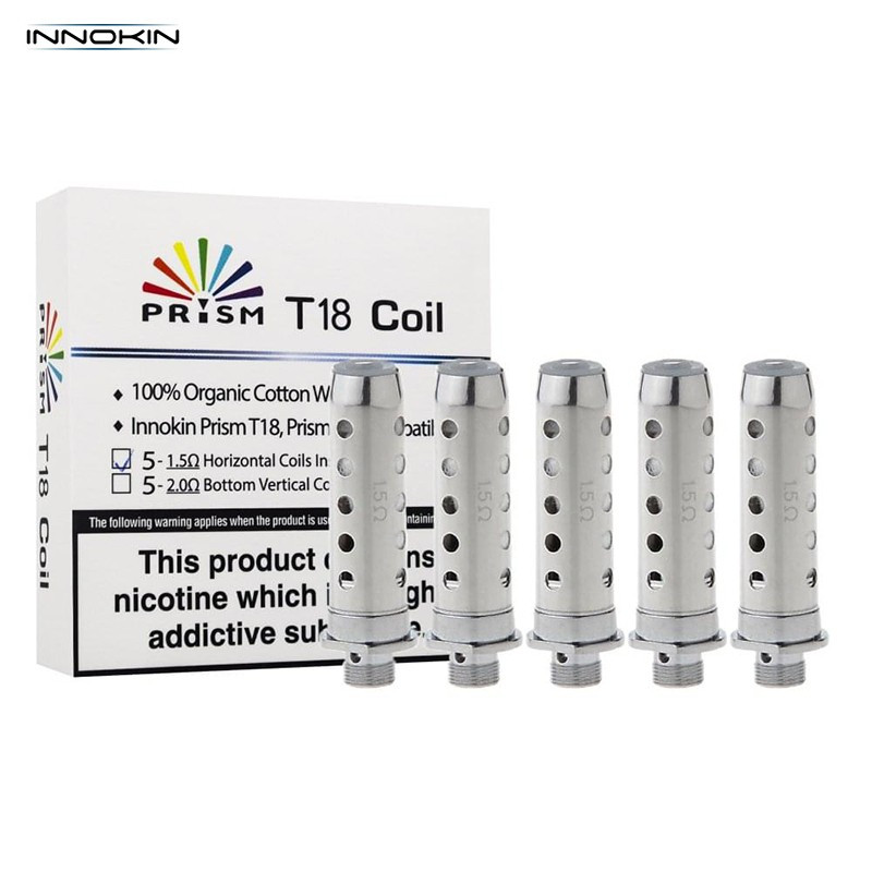 Résistances Prism T18 / T22 (5pcs) (1.5ohm) - Innokin