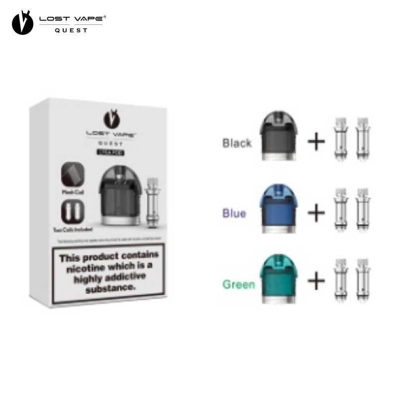 Lost Vape Pack LYRA Pod + Résistances (Noir) - Lost Vape Pack LYRA Pod + Résistances