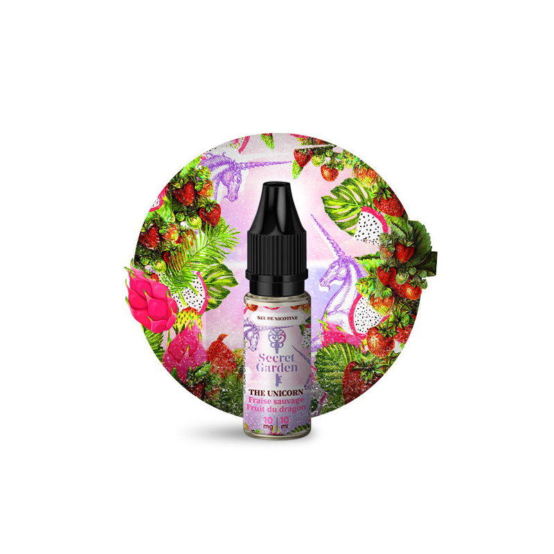 The Unicorn Salt 10ml Secret Garden (Nicotine:10 mg/ml) - Secrets Lab