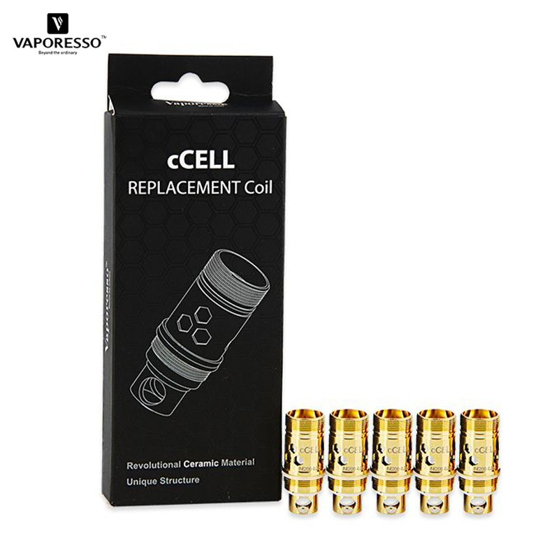 Résistances CCELL pour Target (5pcs) (SS316 0.6ohm) - Vaporesso