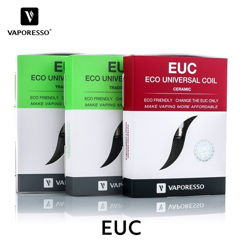 Résistances EUC (5pcs) (0.3ohm ceramic) - Vaporesso