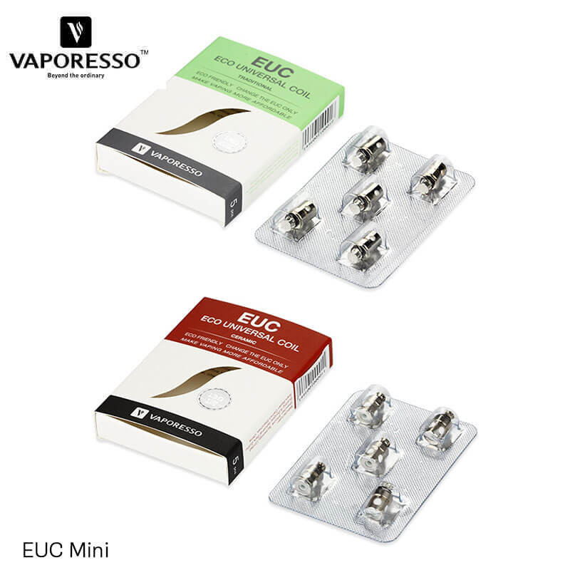 Résistances EUC mini (5pcs) (Mini ceramic 1.3ohm) - Vaporesso