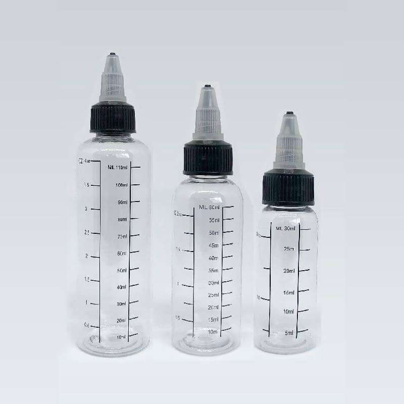 Flacons gradués Twist 30/60/120ml (10pcs) (60ml) - Flacons gradués Twist 30/60/120ml (10pcs)