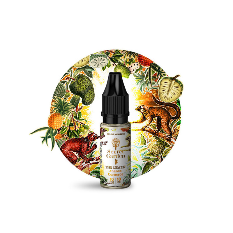 The Lemur Salt 10ml Secret Garden (Nicotine:20 mg/ml) - Secrets Lab