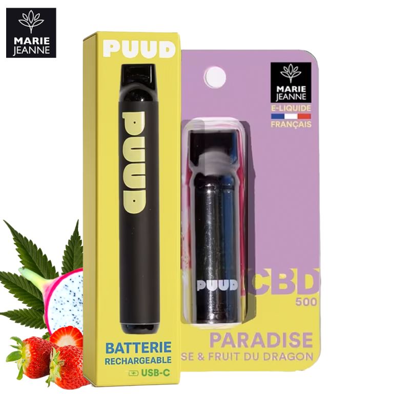 Kit Paradise 600 puffs (500mg) - Puud by Marie Jeanne