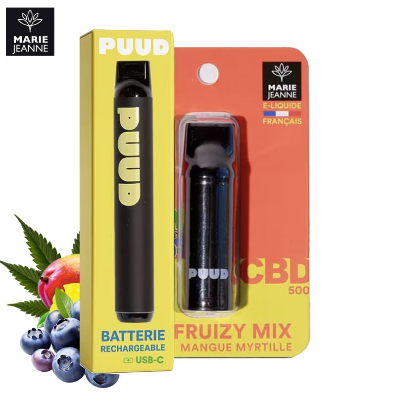 Kit Fruizy Mix 600 puffs (500mg) - Puud by Marie Jeanne