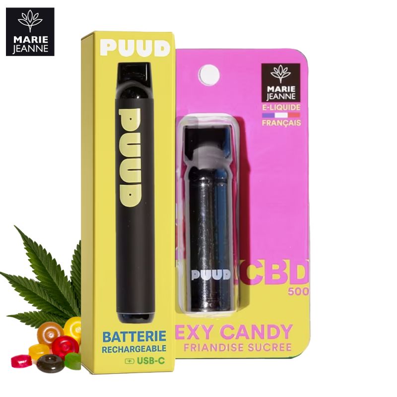 Kit Sexy Candy 600 puffs (500mg) - Puud by Marie Jeanne