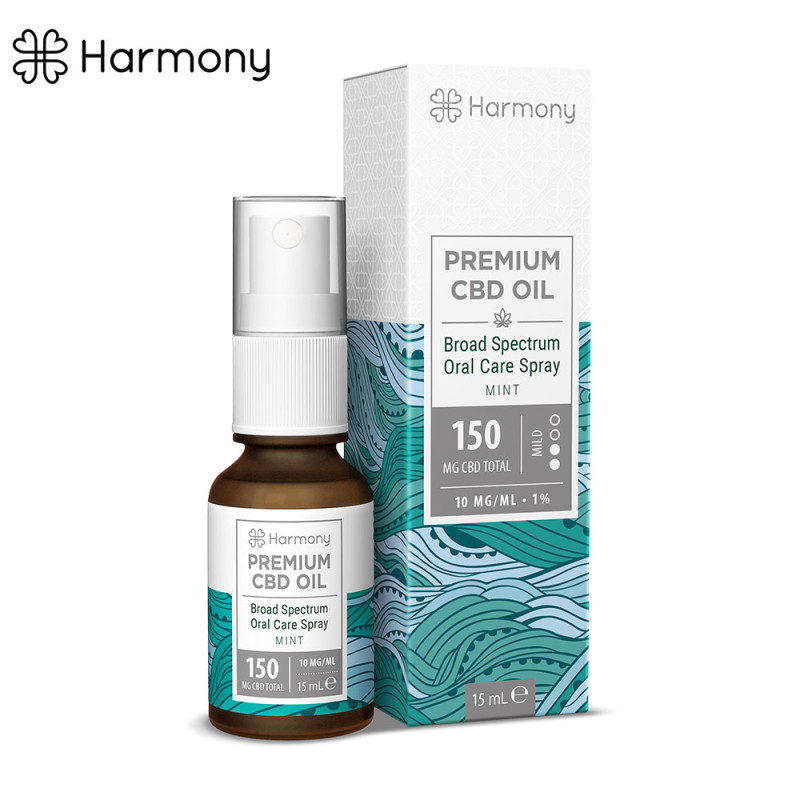 Spray Huile CBD Mint 15ml (500mg) - Harmony
