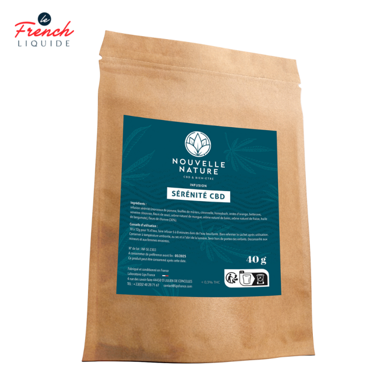Tisane CBD Sérénité (40g) - Nouvelle Nature by Le French Liquide