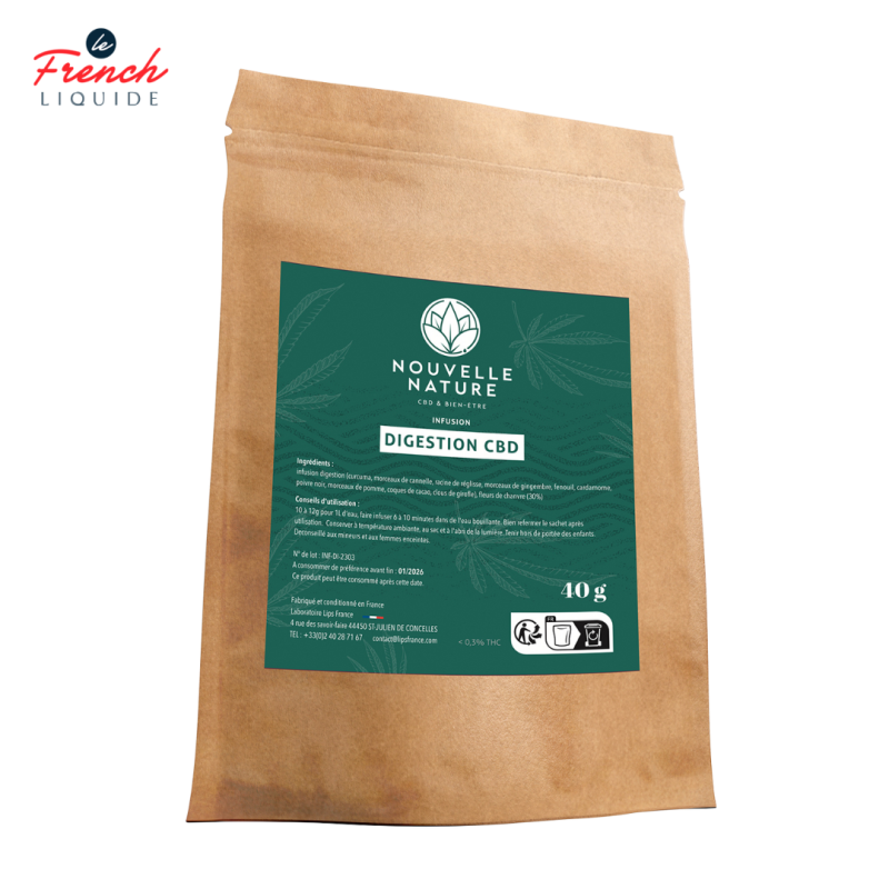 Tisane CBD Digestion (40g) - Nouvelle Nature by Le French Liquide