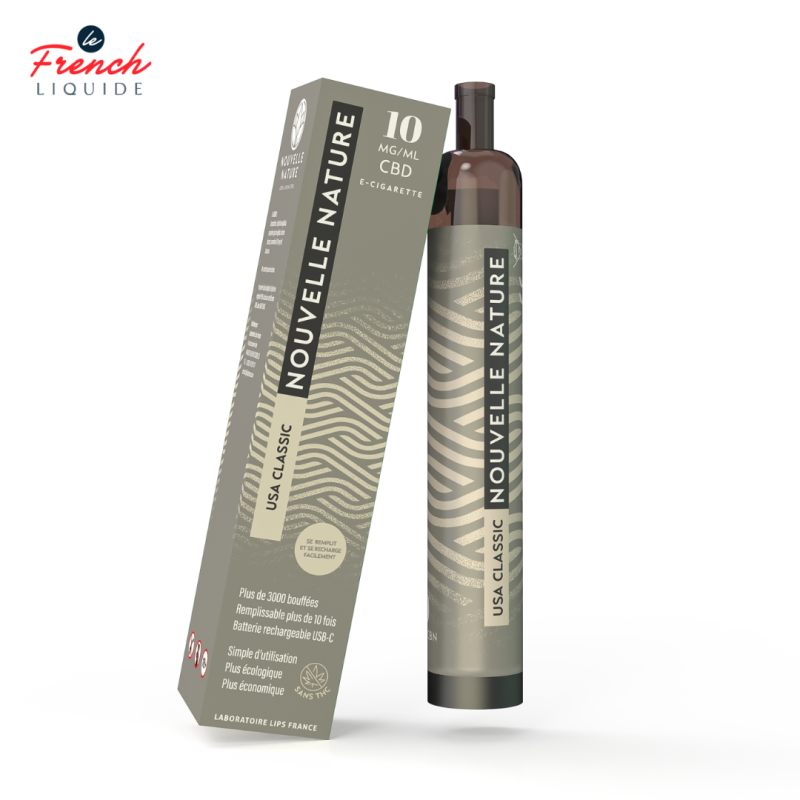 Puff USA Classic CBD 10ml (1% CBD) - Nouvelle Nature by Le French Liquide